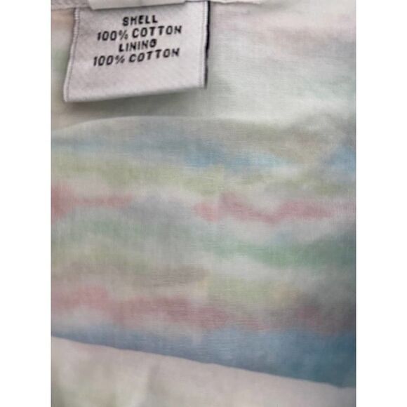 Colorful Skirt Retro Talbots Skirt Stripes Cotton Lined Skirt - Size 8 - Picture 5 of 7